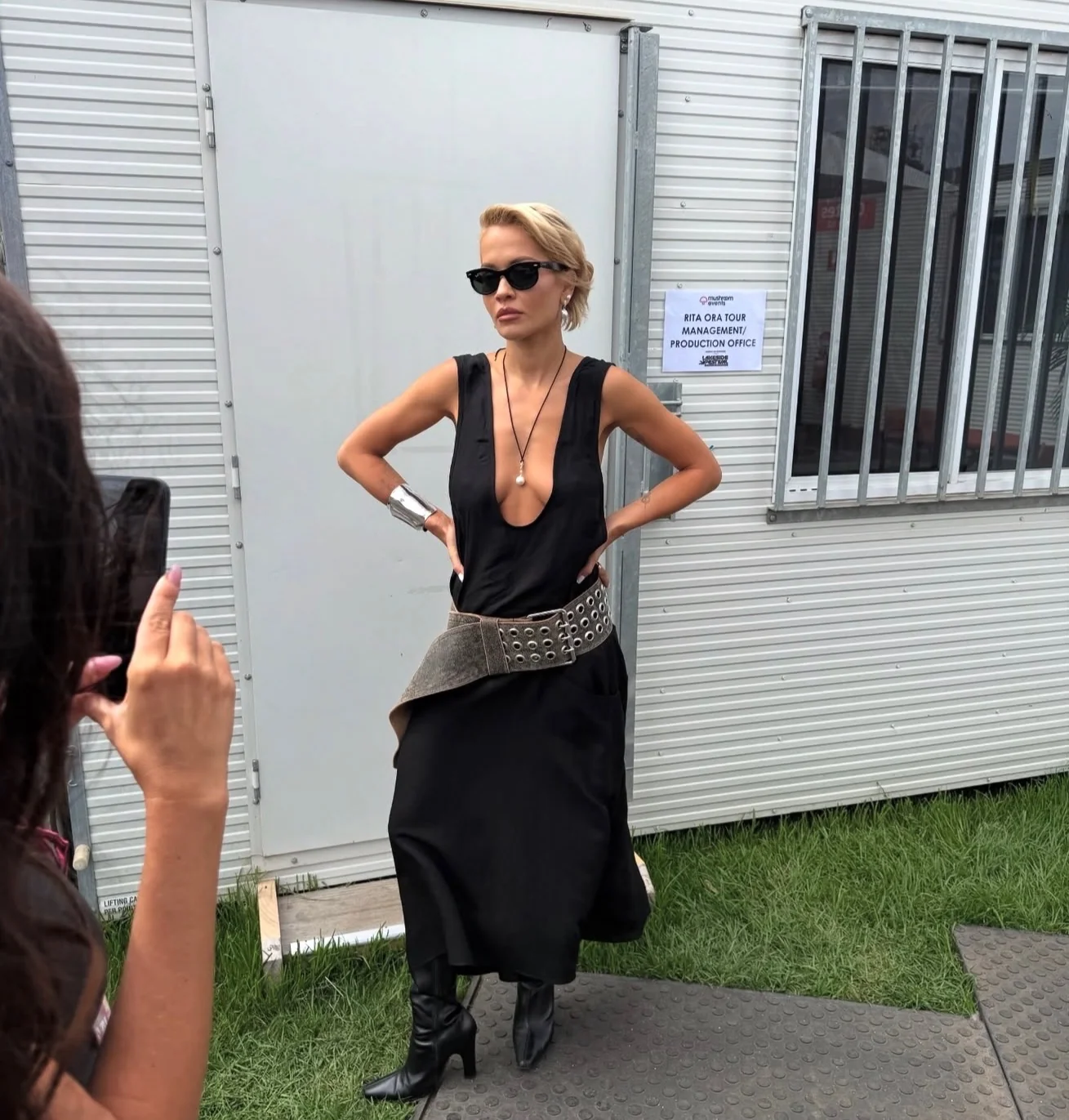 Rita Ora backstage